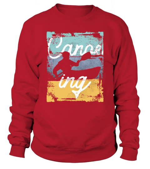 Vintage Canoeing Extreme Sport Sweatshirt Unisex