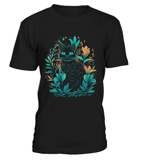 Purrfectly Wonderland whimsical color cat T-Shirt Unisex