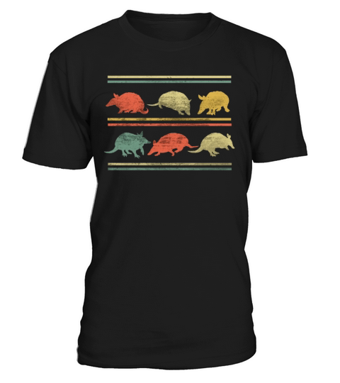 Retro Vintage Armadillo Lover Animal Father Day T-Shirt Unisex