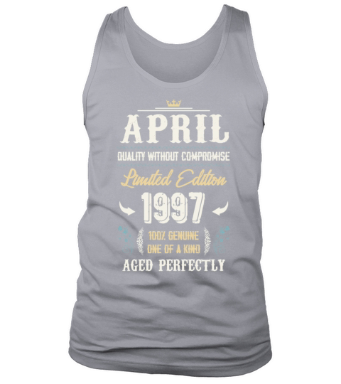 April 1997 Vintage Birthday Present Tank Top Unisex