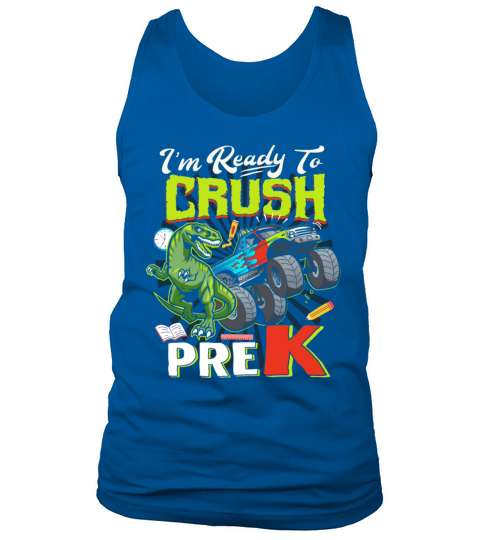 Dinosaur Lover Back To School Im Ready To Crush P Tank Top Unisex