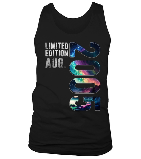 Limited Edition 2005 August Birthday Polar Lights Tank Top Unisex