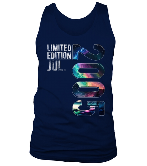 Limited Edition 2005 July Birthday Polar Lights Tank Top Unisex