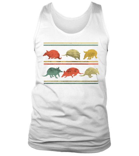 Retro Vintage Armadillo Lover Animal Father Day Tank Top Unisex