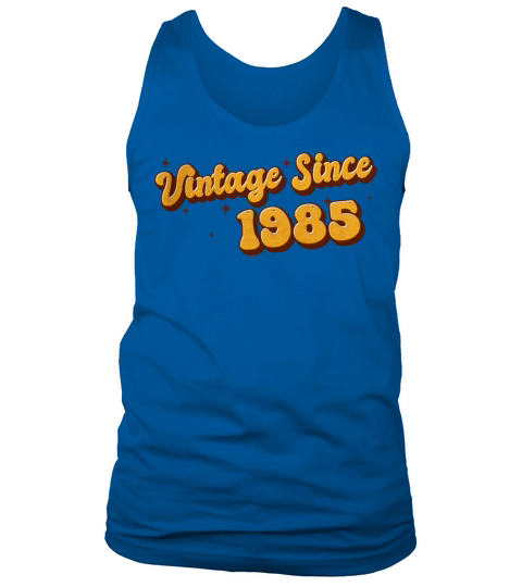 Vintage since 1985 38 Years Old - Groovy 38th Tank Top Unisex