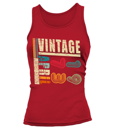 50th birthday vintage April 1973 original 1973 Tank top Woman
