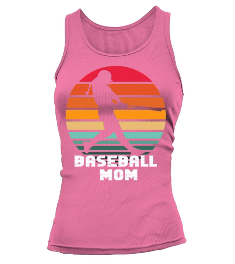 Retro Baseball Mom Tank top Woman