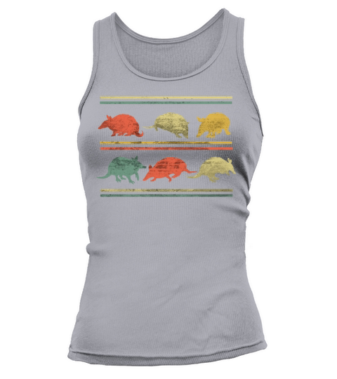 Retro Vintage Armadillo Lover Animal Father Day Tank top Woman