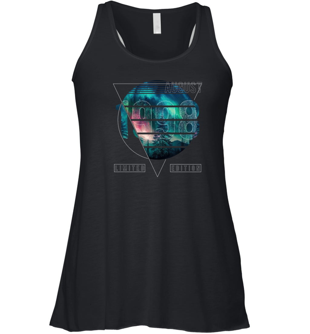 Limited Edition 1998 August Birthday Polar Lights Women's Flowy Tank Top