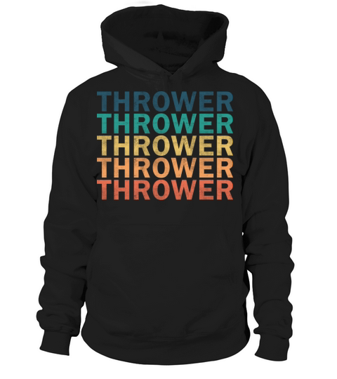 Thrower Name T Shirt - Thrower Vintage Retro Name Hoodie Unisex