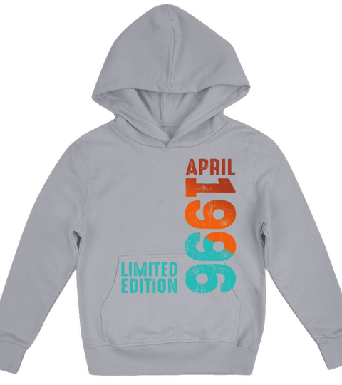 Since April 1996 Year 1996 Retro Vintage 1996 Kids Hoodie