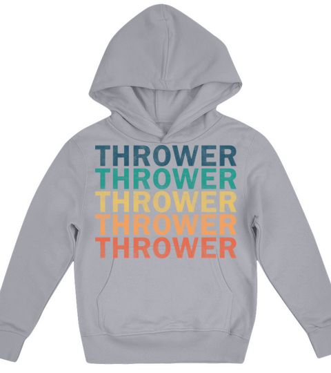Thrower Name T Shirt - Thrower Vintage Retro Name Kids Hoodie