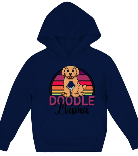 Womens Doodle Mama Labradoodle Goldendoodle Kids Hoodie