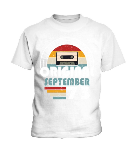 50th birthday september 1973 original 1973 Kids T-Shirt