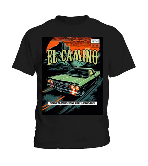 El Camino Vintage Comic Kids T-Shirt