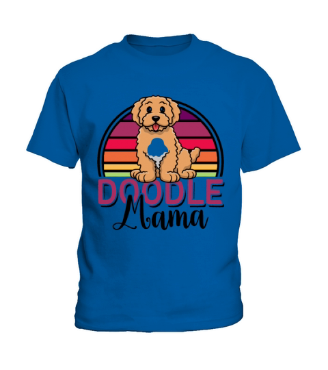 Womens Doodle Mama Labradoodle Goldendoodle Kids T-Shirt