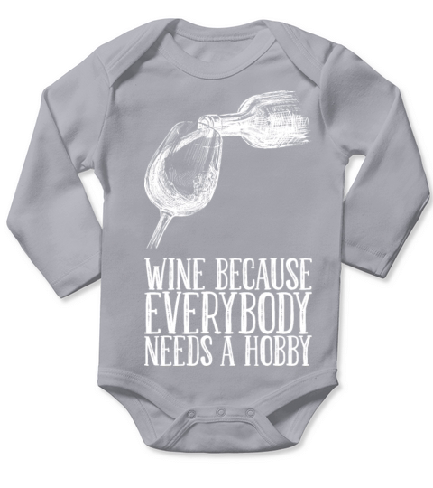 Drinking Wine Red Wine Gift Long Sleeve Baby One-Piece