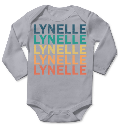 Lynelle Name T Shirt - Lynelle Vintage Retro Name Long Sleeve Baby One-Piece