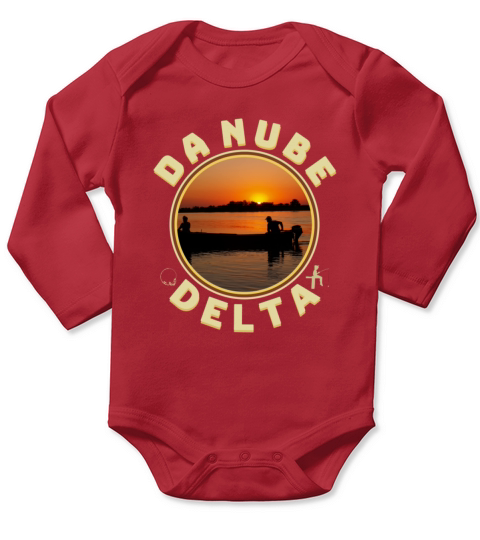 Travel to Romania Danube Delta summertime vintage Long Sleeve Baby One-Piece