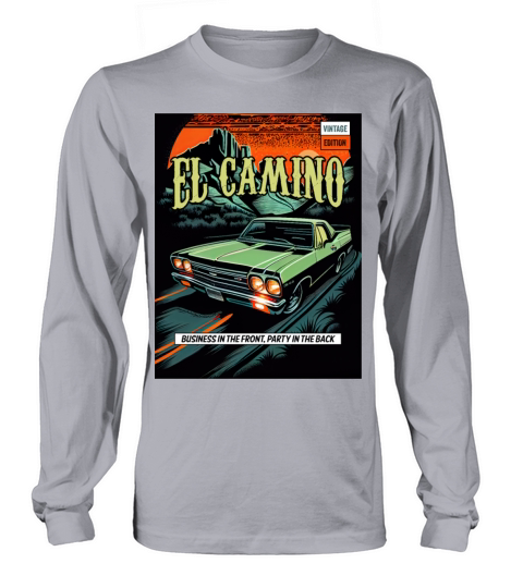 El Camino Vintage Comic Long sleeved Unisex