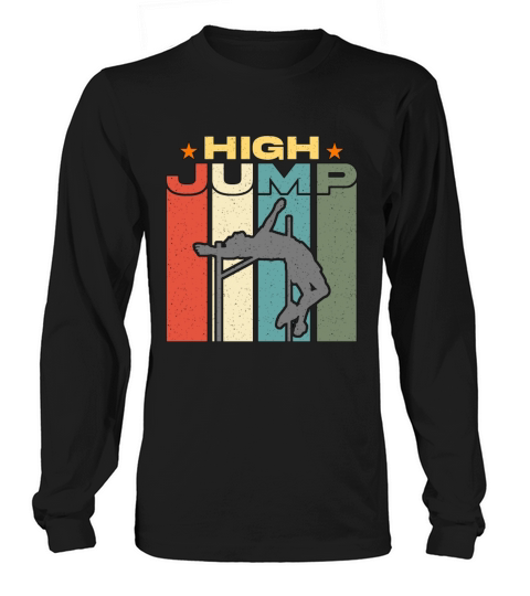 High Jump Retro Jumping Pole Vaulting High Jumper Long sleeved Unisex