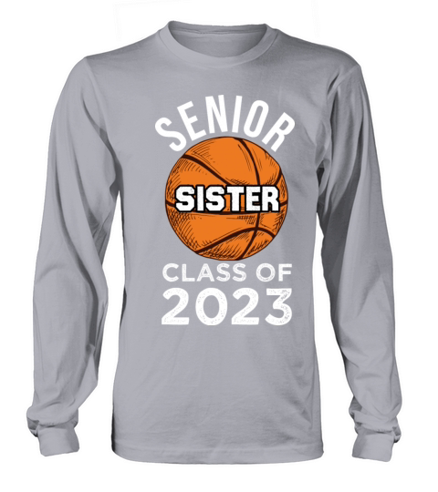Senior Mom Class of 2023 Parent Basketball Long sleeved Unisex