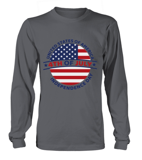 United States Of America 4th Of July Independence Day Long sleeved Unisex