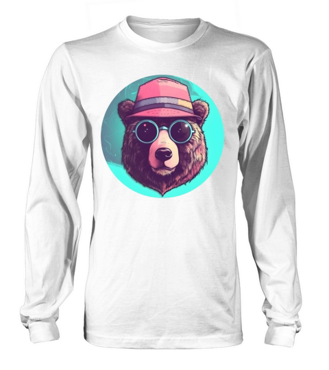 Vintage 80s 90s Style for Bear Lovers Long sleeved Unisex