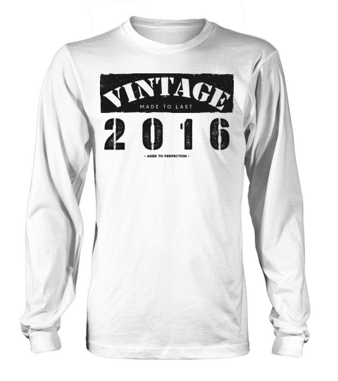 Vintage Classic 2016 7th Birthday - 7 Years Old Long sleeved Unisex