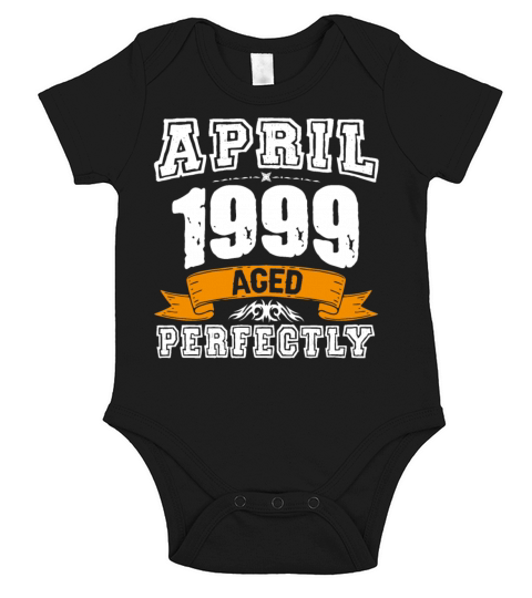 April 1999 Vintage Birthday Present Short Sleeve Baby One-Piece