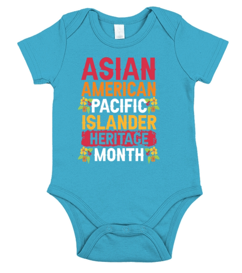 Asian Pacific Islander Heritage Month Short Sleeve Baby One-Piece