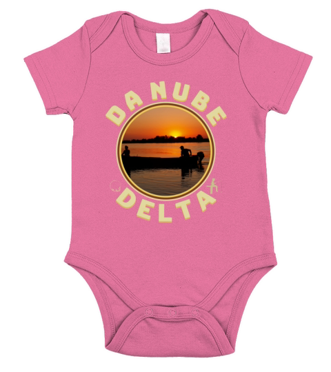 Travel to Romania Danube Delta summertime vintage Short Sleeve Baby One-Piece