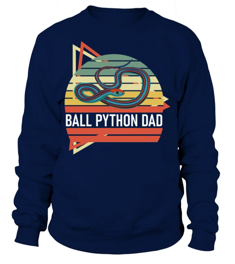 Ball Python Snake Retro DAD Sweatshirt Unisex