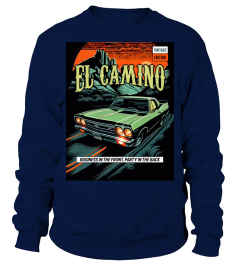 El Camino Vintage Comic Sweatshirt Unisex