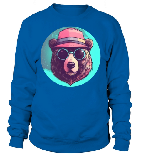 Vintage 80s 90s Style for Bear Lovers Sweatshirt Unisex