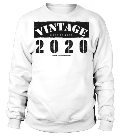 Vintage Classic 2020 3rd Birthday - 3 Years Old Sweatshirt Unisex