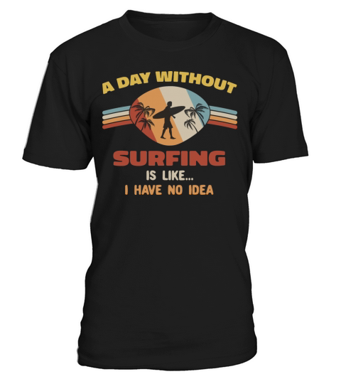 Surfing Funny surfer Vintage Retro sunset design T-Shirt Unisex
