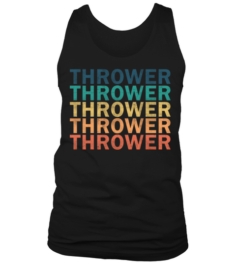 Thrower Name T Shirt - Thrower Vintage Retro Name Tank Top Unisex