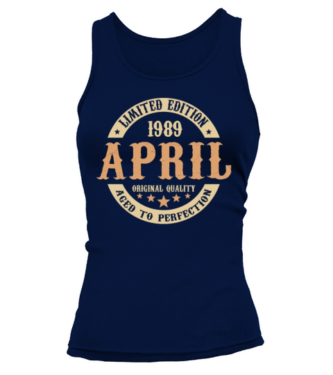April 1989 Vintage Birthday Present Tank top Woman