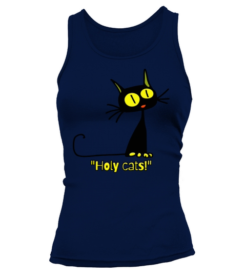 Holy cats vintage cartoon cat Tank top Woman
