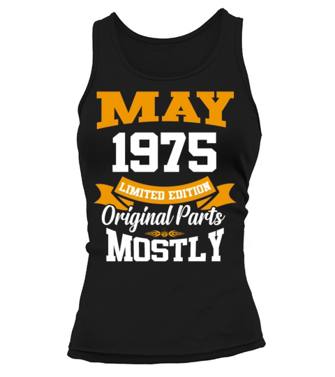 May 1975 Vintage Birthday Present Tank top Woman