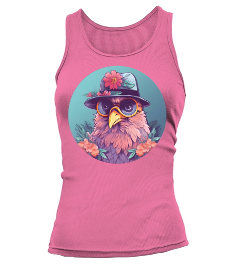 Retro 80s 90s Chicken Vintage Tank top Woman