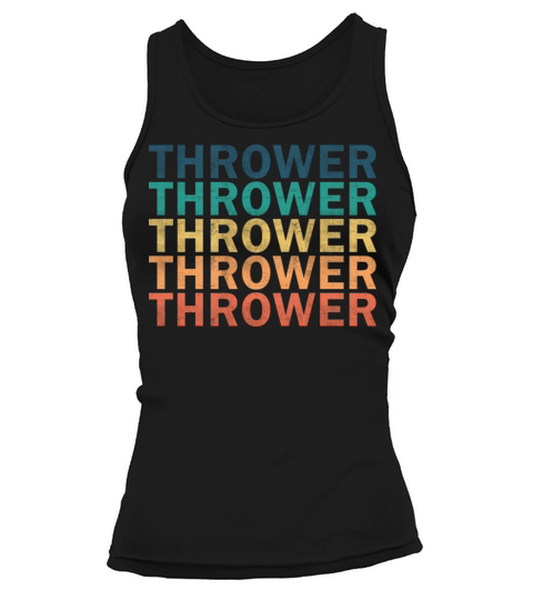 Thrower Name T Shirt - Thrower Vintage Retro Name Tank top Woman