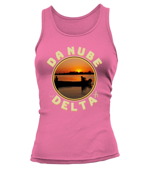 Travel to Romania Danube Delta summertime vintage Tank top Woman