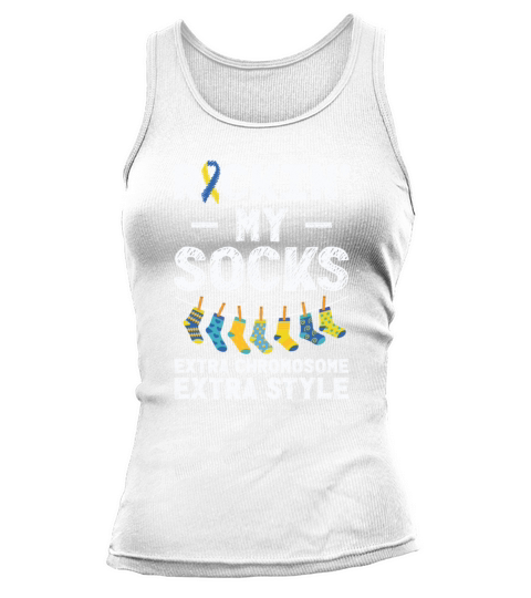 World Down Syndrome Day Awareness Rocking Socks Tank top Woman