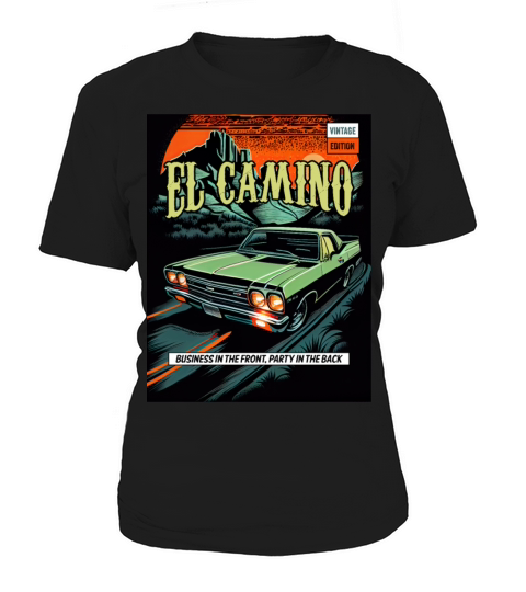 El Camino Vintage Comic Women's T-Shirt
