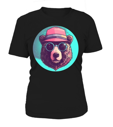 Vintage 80s 90s Style for Bear Lovers Women's T-Shirt