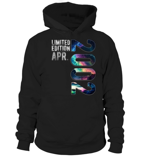 Limited Edition 2002 April Birthday Polar Lights Hoodie Unisex
