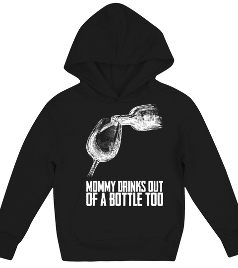 Drinking Wine Red Wine Gift Kids Hoodie