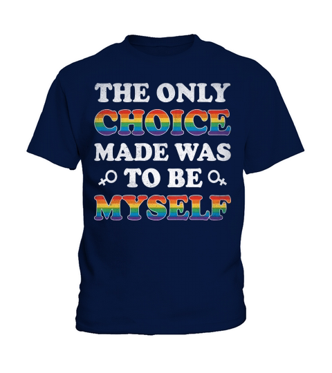 The Only Choice Made Was To Be Myself Kids T-Shirt